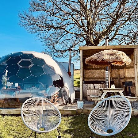 מלון Earby Deerstone Glamping-Pinhaw Beacon Dome Hot Tub מראה חיצוני תמונה